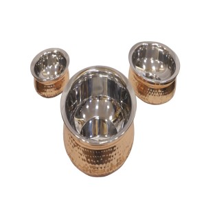 Hammered design Handi set