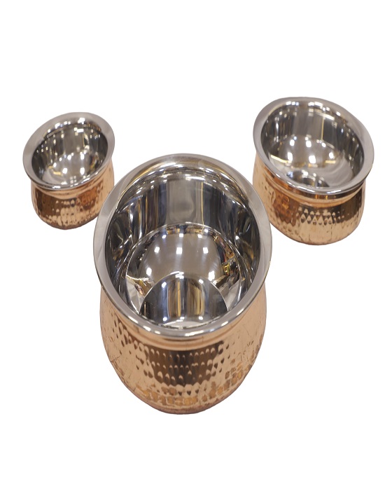 Hammered design Handi set