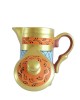 Handmade Printed Clay Jug with Lid 