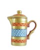 Handmade Printed Clay Jug with Lid 