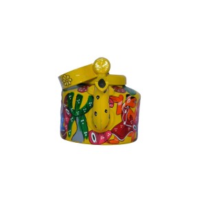 Handmade Colourful Design Kettle (Multi Colour)
