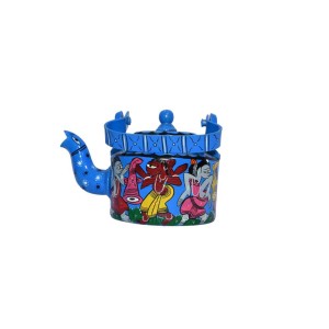 Handmade Design Kettle - Blue