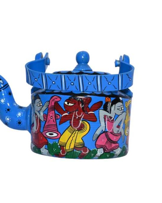 Handmade Design Kettle - Blue