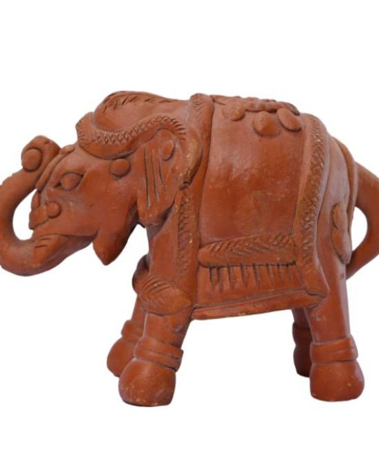 Handmade Clay Elephant