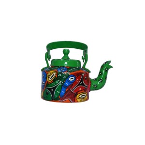 Handmade Colourful Design Kettle (Multi Colour)