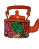 Handmade Colourful Design Kettle (Multi Colour)