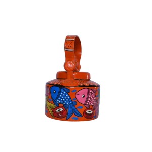Handmade Colourful Design Kettle (Multi Colour)