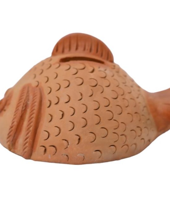 Handmade Clay Piggy Bank