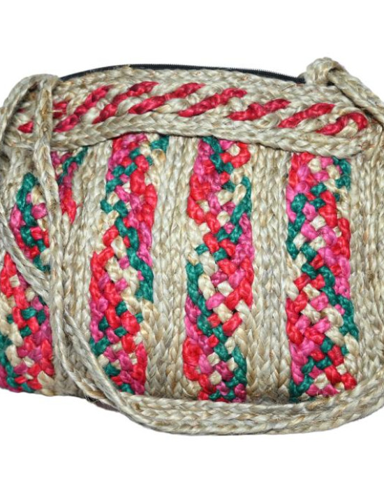 Jute Bag Oval Shape Small