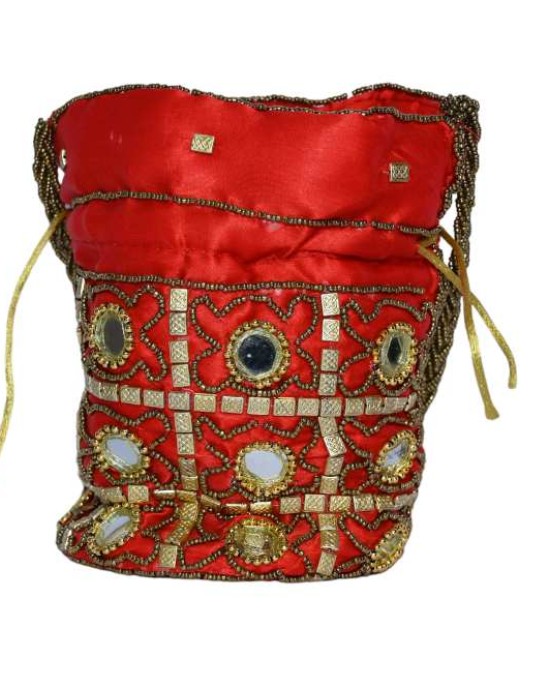 Rajasthani Print Hand Pouch (Purse)