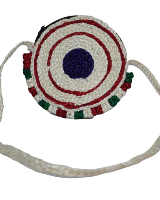 Jute Bag Small Round Shape