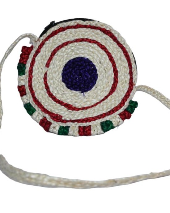 Jute Bag Small Round Shape