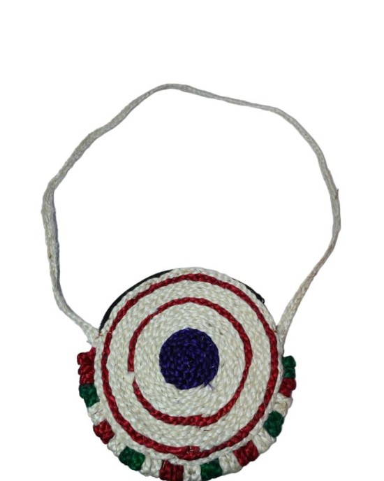 Jute Bag Small Round Shape