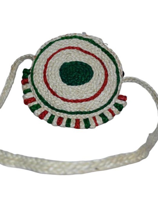 Jute Bag Small Round Shape