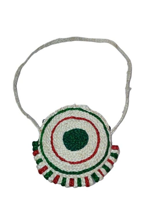 Jute Bag Small Round Shape