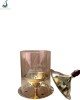 Pure Brass Akhand Diya with Glass Cover