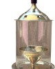 Pure Brass Akhand Diya with Glass Cover