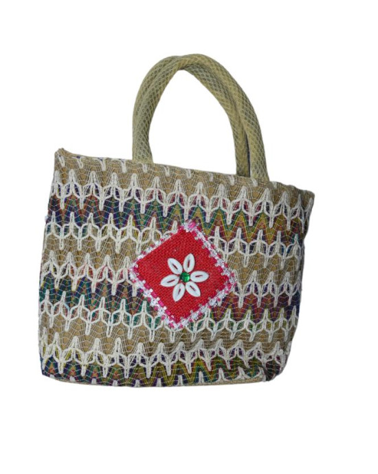 Large Square Jute Bag