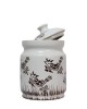 Multi Use Ceramic Storage Jar (Set Of 1)