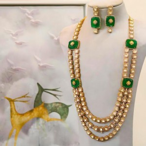 Royal essence necklace set _ Green