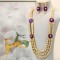 Royal essence necklace set - Purple