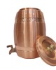 Plain pure copper water table top water dispenser  with tap (8L)