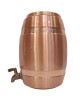 Plain pure copper water table top water dispenser  with tap (8L)
