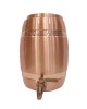 Plain pure copper water table top water dispenser  with tap (8L)