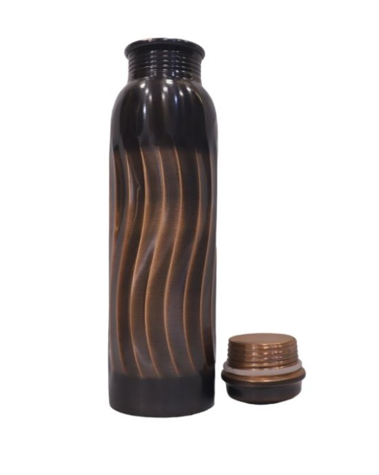 Premium Pure Copper Water Bottle - Leher Shape