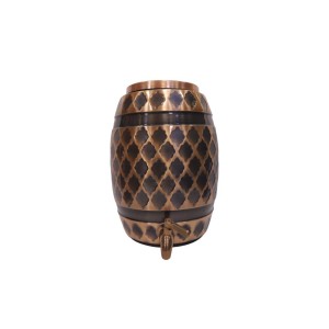 Premium pure copper in a apiary shape water dispenser with lid and tap (12L)