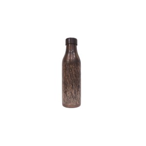 Premium Pure Copper Water Bottle with Craving and Narrow Mouth