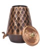 Premium pure copper water dispenser matka tank pot with honeybee style (12L-1200ML)