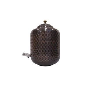 Premium Quality Pure Copper Matka Pot with Lid and Tap Water Dispenser