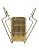 Pure brass three portion lunch box