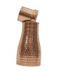 Pure copper bed side bottle in middle hammer design with glass