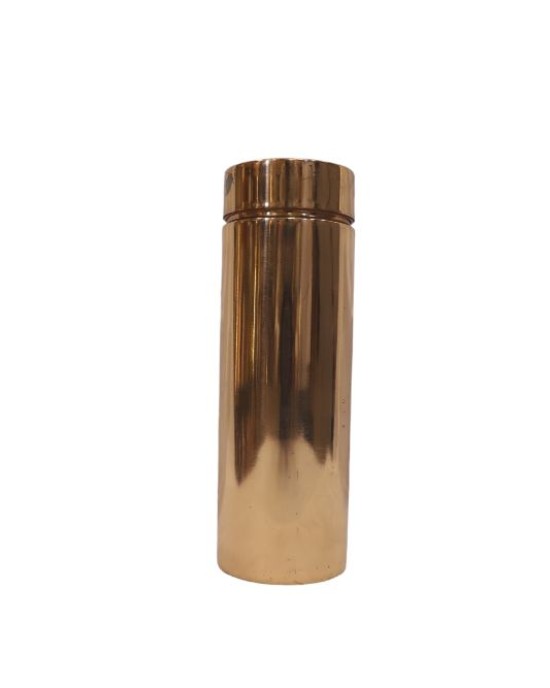 Pure copper cylinder shape bottle (500ML)