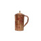  Pure Copper Flower Design Jug with Handle - Elegance Meets Functionality (2L)