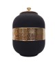 Pure copper half hammered with silk finish water pot matka dispenser with tap (12L)