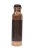 Pure copper hammered water bottle with middle silk finish (1L)