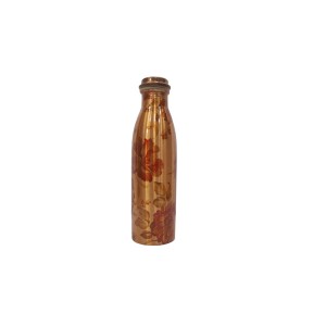 Pure copper meena work bottle (1L)