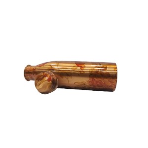 Pure copper meena work bottle (1L)