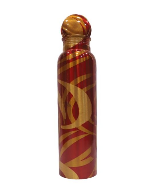 Pure copper meena work bottle with fire editon (1L)