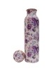 Pure copper meena work bottle with Jasmine print (1L)