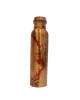 Pure copper meena work bottle with leaf edition (1L)