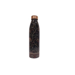Pure copper meena work flora editon bottle (1L)