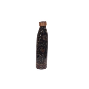 Pure copper meena work flora editon bottle (1L)