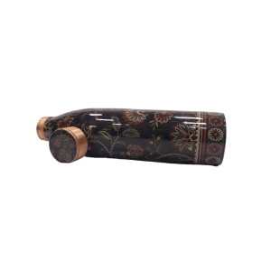 Pure copper meena work flora editon bottle (1L)