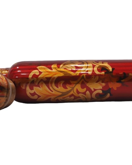 Pure copper meena work water bottle with flame editon (1L)