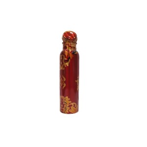 Pure copper meena work water bottle with flame editon (1L)