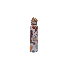 Pure Copper Meena Work Water Bottle